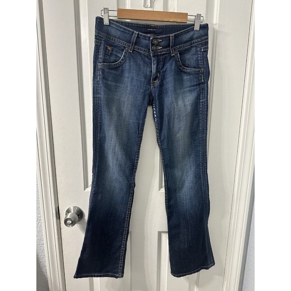 Hudson Signature Women’s Bootcut Mid Rise Denim Jeans WP170DHA Elm Size 26